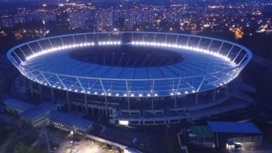 Bieg dla Słonia i Iluminacja Stadionu Śląskiego [ZDJĘCIA]