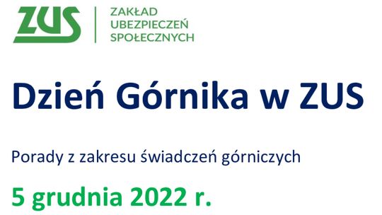 Dzień Górnika w ZUS Chorzów – skorzystaj z porad ekspertów 