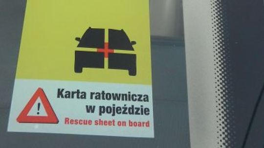 Karta ratownicza pojazdu