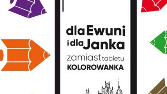 Kolorowanka zamiast laptopa