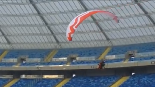 Loty na Stadionie Śląskim [WIDEO]