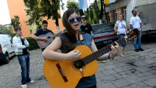 Pięknie śpiewająca Brazylijka w Chorzowie