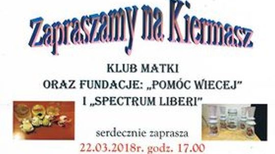 Przyjdź na kiermasz i pomóż Krzysiowi oraz Mirce