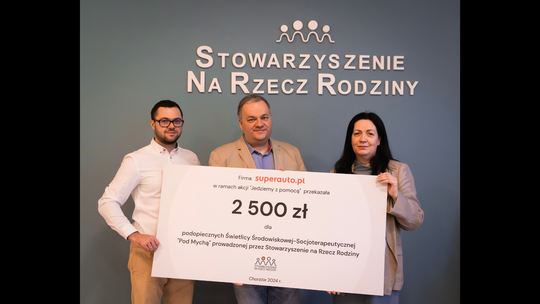 Superauto.pl znowu jedzie z pomocą! Chorzowska firma ze wsparciem dla lokalnej organizacji