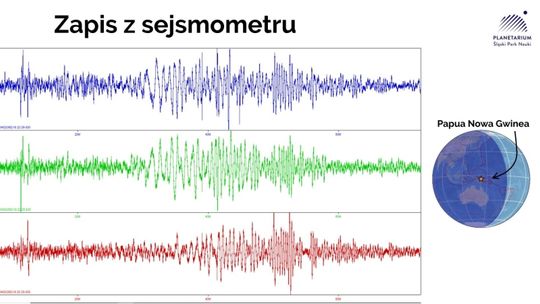 Wstrząs z Papui-Nowej Gwinei dotarł do Chorzowa. Odnotowało go Planetarium Śląskie