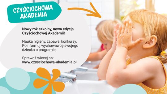 Wystartowała czyściochowa akademia – zgłoś żłobek, przedszkole lub szkołę