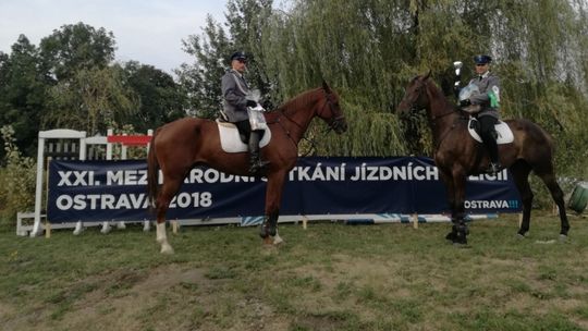 Zawody konne policjantów w Ostrawie