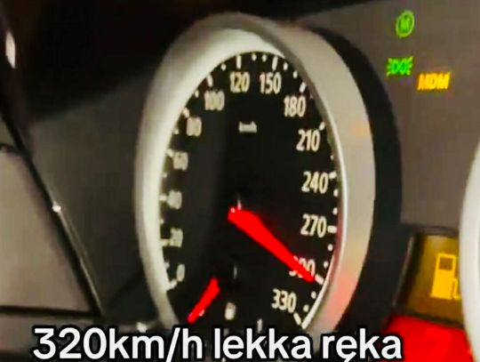 320 km/h na A4 w Chorzowie. Pasażer nagrał film, ale... nie wie, kto prowadził