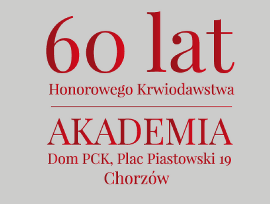 60-lecie  Honorowego  Krwiodawstwa  PCK 