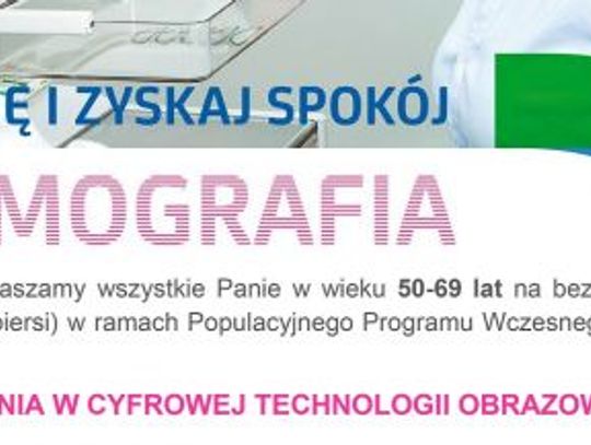 Bezpłatna mammografia