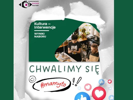 ChCK z dofinansowaniem. "To dla nas wielka motywacja do dalszego działania"