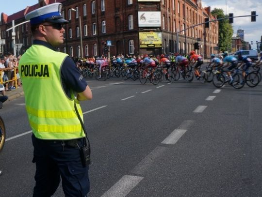 Chorzowscy policjanci zabezpieczali Tour de Pologne