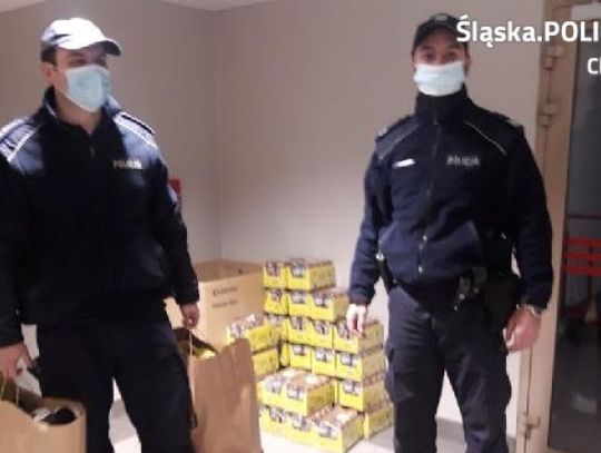 Chorzowscy policjanci zorganizowali zbiórkę dla uchodźców z Ukrainy