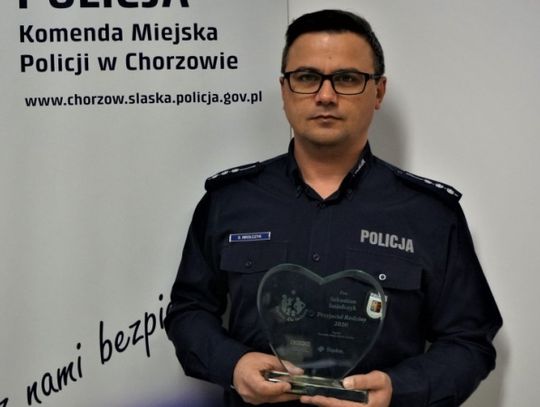 Chorzowski policjant laureatem konkursu "Przyjaciel Rodziny 2020"