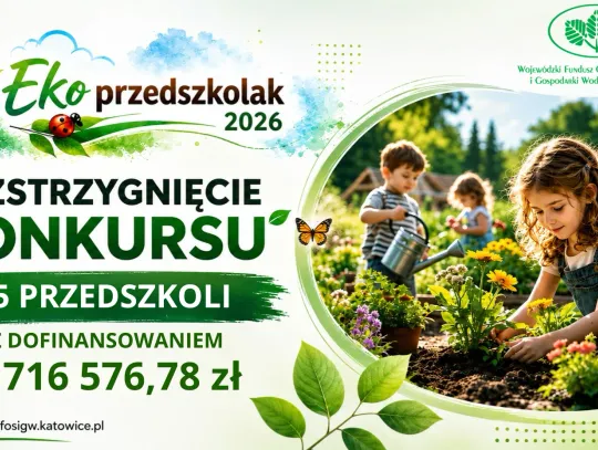 Chorzowskie przedszkole jednym z laureatów konkursu "Ekoprzedszkolak 2026"!