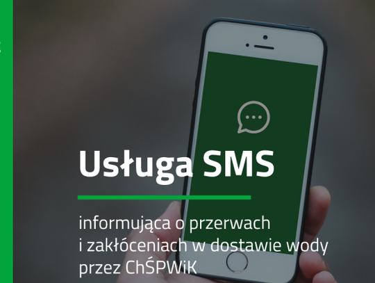 ChŚPWiK zachęca do korzystania z usługi SMS!