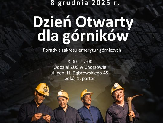 Częstsze porady w „Okienku Górniczym” w ZUS w Chorzowie i „Dzień otwarty dla górników”