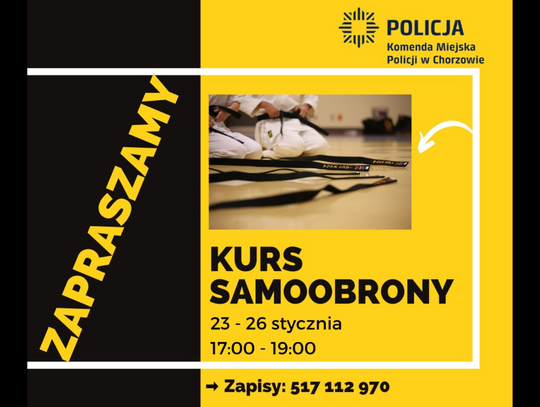 Darmowy kurs samoobrony z chorzowską policją [ZAPISY ZAKOŃCZONE]