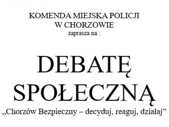 Debata o bezpieczeństwie