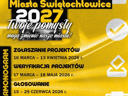 Decyzja w rękach świętochłowiczan! 16 projektów w finale Budżetu Obywatelskiego na 2027 rok