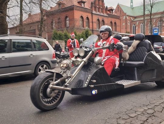 Do chorzowskich pacjentów Mikołaj przyjedzie motocyklem