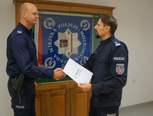 Dzielnicowy i jego żona uratowali mieszkańców