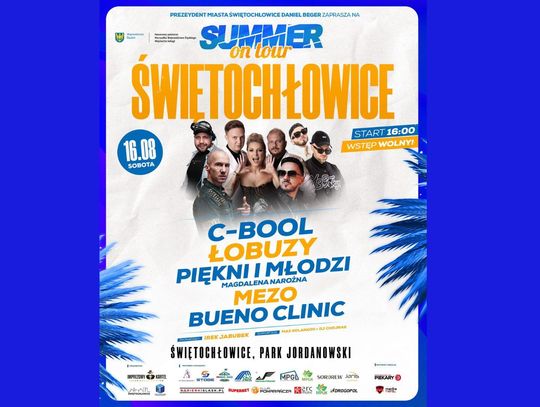 Festiwal Summer on Tour zawita do Świętochłowic! Na scenie pojawią się C-Bool, Mezo czy Łobuzy