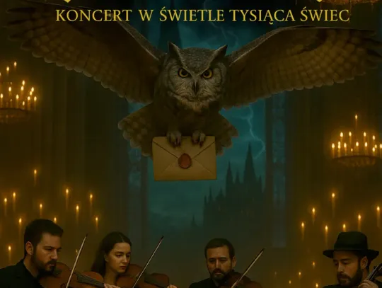 Plakat koncertu „Symfonia Magii” w Teatrze Rozrywki w Chorzowie