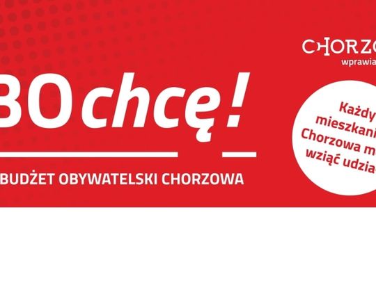 Głosowanie Budżetu Obywatelskiego rozpoczęte! Każdy może mieć wpływ co powstanie w Chorzowie!
