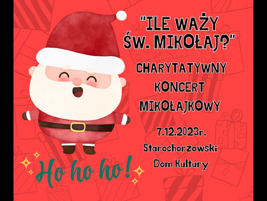 "Ile waży św. Mikołaj?". Charytatywny Koncert w SDK-u za 1 grosz