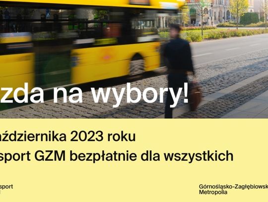 "Jazda na wybory!" - 15 października Transport GZM będzie bezpłatny. W Chorzowie uprawnionych do głosowania jest ponad 74 tys. osób