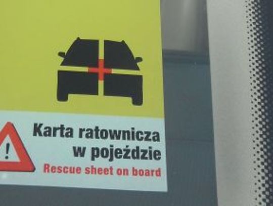 Karta ratownicza pojazdu