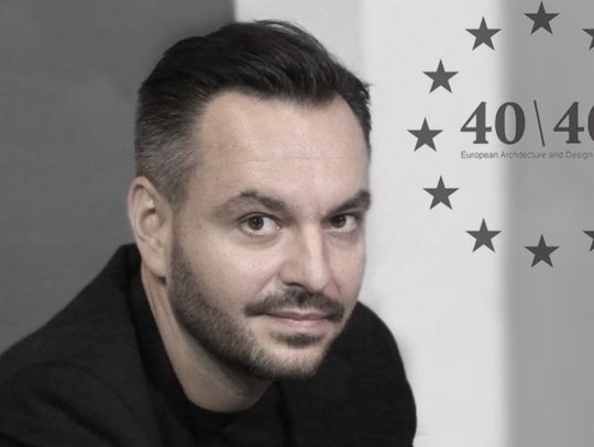 Kolejny sukces znanego architekta. Maciej Franta na prestiżowej liście "Europe 40 Under 40"