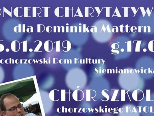 Koncert charytatywny dla Dominika Matterny