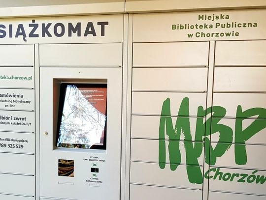 Książkomat, nowoczesny sposób wypożyczenia książki w Chorzowie – Maciejkowicach [ZDJĘCIA]
