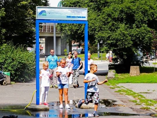 Kurtyny wodne ponownie stanęły w Chorzowie
