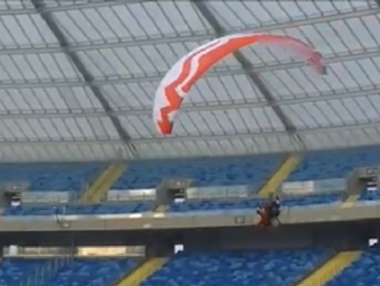 Loty na Stadionie Śląskim [WIDEO]