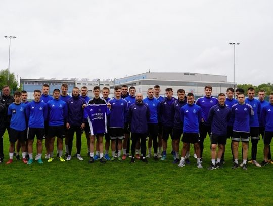 Mateusz na treningu Ruchu