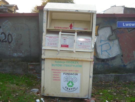 Miasto zainteresowało się pojemnikami na odzież używaną