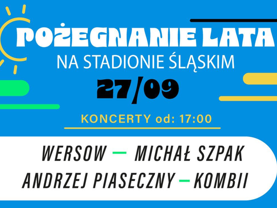 Moc muzycznych atrakcji na Stadionie Śląskim. Pożegnamy lato w gwiazdorskiej obsadzie!