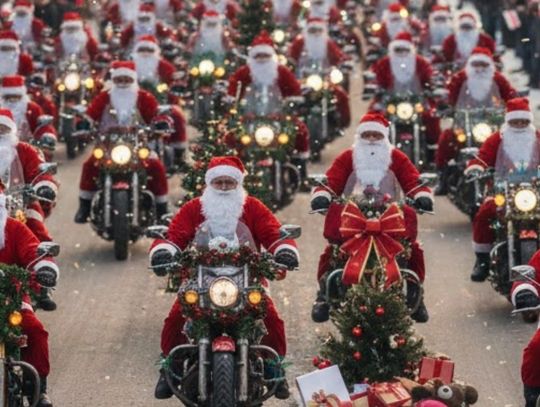 Motomikołaje wracają do Świętochłowic. Zobacz świąteczną paradę motocykli!