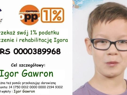 Nauczyciele przyszli z pomocą Igorowi