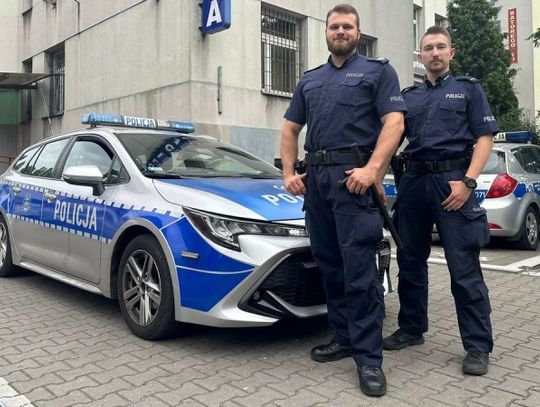 Nie potrafiła skontaktować się z partnerem, więc zadzwoniła po pomoc. Teraz postanowiła podziękować policjantom za ich natychmiastową reakcję