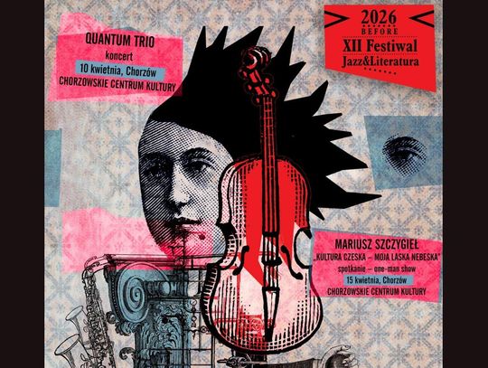 Niebawem rusza "BEFORE XII Festiwalu Jazz&Literatura". Wiemy już, co zaplanowano w Chorzowie!