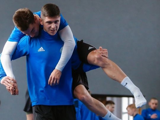 Niebiescy na treningu w GB Spartan Chorzów