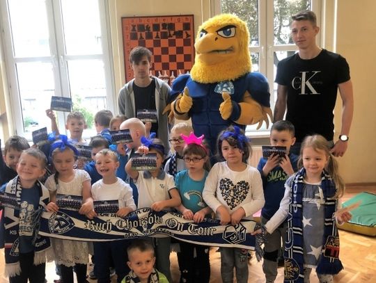 Niebiescy u przedszkolaków 