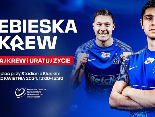 "Niebieska Krew": wyjątkowa akcja przed meczem Ruch - Widzew