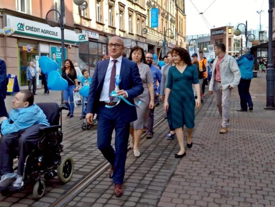 Niebieski Marsz przeszedł przez Chorzów [ZDJĘCIA]