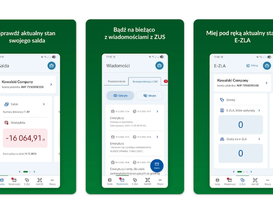 Nowa aplikacja mZUS dla przedsiębiorców: szybciej, prościej, mobilnie
