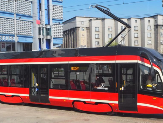 Nowy tramwaj wyrusza na linię
